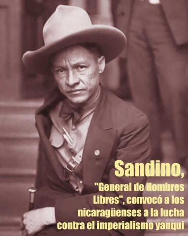 En 1927, Sandino comienza su lucha contra la intervención yanqui en Nicaragua